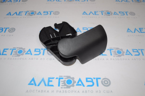 Black hood release handle for Audi Q5 8R 09-17 interior, with bracket