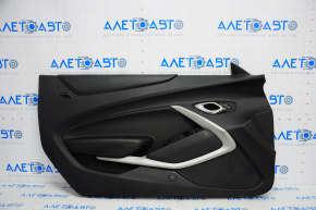 Door trim panel front left Chevrolet Camaro 16- black