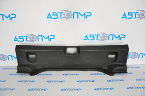 Chevrolet Malibu 16-23 trunk opening trim black, worn