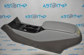 Chevrolet Malibu 16-23 gray center console with armrest and cup holders