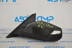Left side mirror complete Chevrolet Malibu 16-18 7 pins, heated, turn signal, graphite
