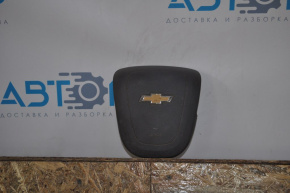 The Chevrolet Volt 13-15 driver's steering wheel airbag is dark gray.