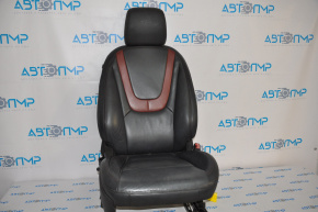 Chevrolet Volt 11-15 passenger seat without airbag, individual burgundy leather