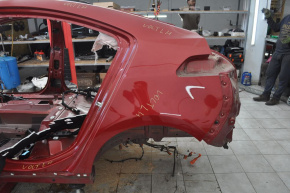 Quarter wing rear left Chevrolet Volt 11-15 red