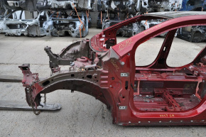 Quarter front left Chevrolet Volt 11-15 red
