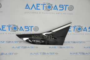 Left fender molding for Chevrolet Volt 16 - gloss black + chrome