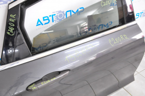 Molding door-glass central rear right Chrysler 200 15-17 chrome, defect