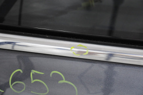 Molding door-glass central rear right Chrysler 200 15-17 chrome, defect
