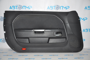 Door trim panel, front left, 2014 Dodge Challenger, black, fabric