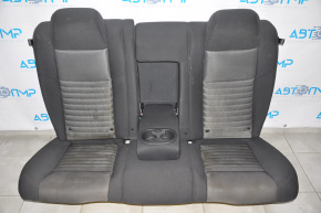 2014 Dodge Challenger 2nd Row Rear Seat Black Fabric with Gray Insert