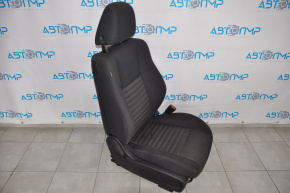 Dodge Challenger 2014 pre-restyling passenger seat, without airbag, black cloth with gray insert