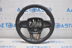 Naked steering wheel Dodge Charger 15-23 rest leather, without buttons, with overlay