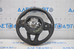 Naked steering wheel Dodge Charger 15-23 rest leather, without buttons, with overlay