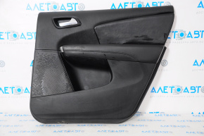 Door trim panel, rear right, Dodge Journey 11-19, black leather