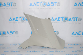 Right rear pillar trim panel behind the window for Dodge Journey 11-20, 3-row seats, gray