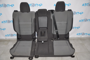 Rear seats, row 2, Ford C-max MK2 13-18, black and gray cloth