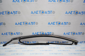 Upper front left door molding for Ford Edge 15-24 chrome with glass seal