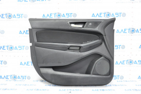 Front left door panel for Ford Edge 15-18, black leather
