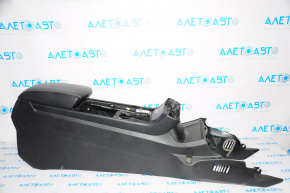 Central console with armrest for Ford Edge 15-19, black, complete