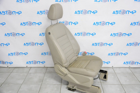 Passenger seat Ford Escape MK3 13-15 without airbag, manual, leather beige