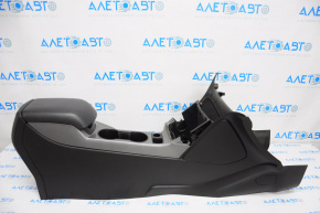 Ford Escape MK3 13-16 center console with armrest and cup holders, black, complete