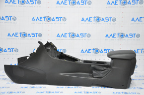 Central console with armrest and cup holders for Ford Focus mk3 15-18 rest, black