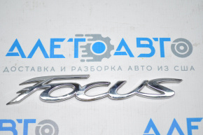 Emblem inscription FOCUS trunk lid Ford Focus mk3 11-18 4d