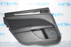 Door trim card rear left Ford Fusion mk5 13-16 rag, black
