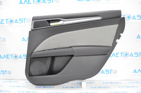 Door trim panel, rear right, Ford Fusion mk5 13-16, black with gray