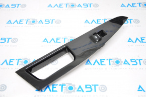 Rear right window lift control for Ford Fusion mk5 13-20 black, with black gloss trim