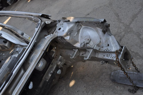 Front quarter left Ford Fusion mk5 13-20 gray with central pillar