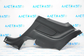 Black rear right side panel for Ford Mustang mk6 15-23 coupe
