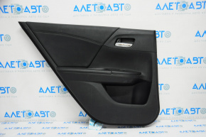 Door trim card rear left Honda Accord 13-15 leather black
