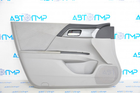 Front left door panel for Honda Accord 2013-2015, gray velour