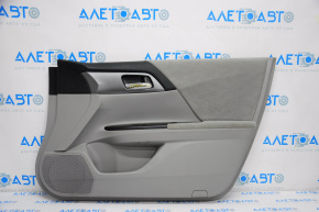 Front right door panel for Honda Accord 2013-2015, gray velour