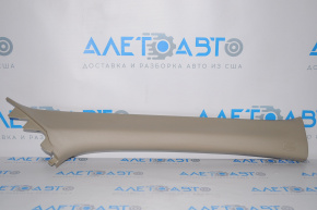 Honda Accord 13-17 upper right front pillar trim, beige