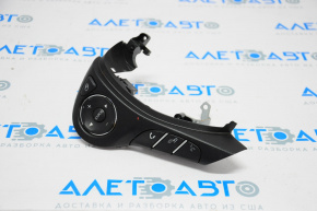 Left-hand steering wheel control buttons for Honda Accord 13-17 with matte trim and lower controls