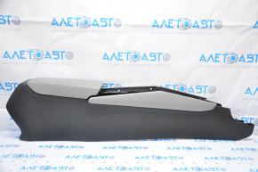 Console central armrest Honda Accord 18-22 gray leather, without air duct, complete