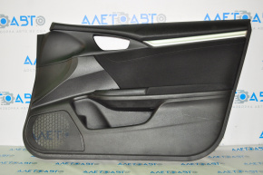 Honda Civic X FC 16-21 4D black door trim panel with black insert