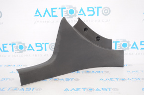 Honda Civic X FC 16-21 4D black rear left door sill plate