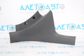 Honda Civic X FC 16-21 4D black rear right door sill plate
