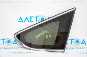 Window blind glass rear right Hyundai Santa FE Sport 13-18 chrome
