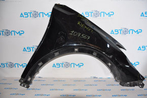 Front right wing Hyundai Santa FE Sport 13-18 black, dented near the door and headlight