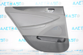 Door trim card rear left Hyundai Sonata 11-12 hybrid gray leather