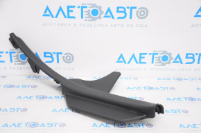 Rear right door sill plate for Hyundai Sonata 11-15, black, type 1
