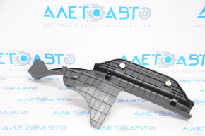 Rear right door sill plate for Hyundai Sonata 11-15, black, type 1