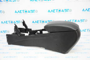 Hyundai Sonata 11-15 center console armrest black leather