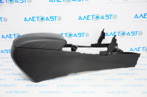 Hyundai Sonata 11-15 center console armrest black leather