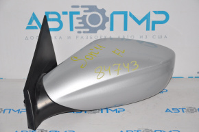 Left side mirror assembly for Hyundai Sonata 11-14, 5 pins, silver