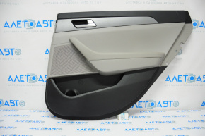Rear right door panel for Hyundai Sonata 15-17 USA, gray leather